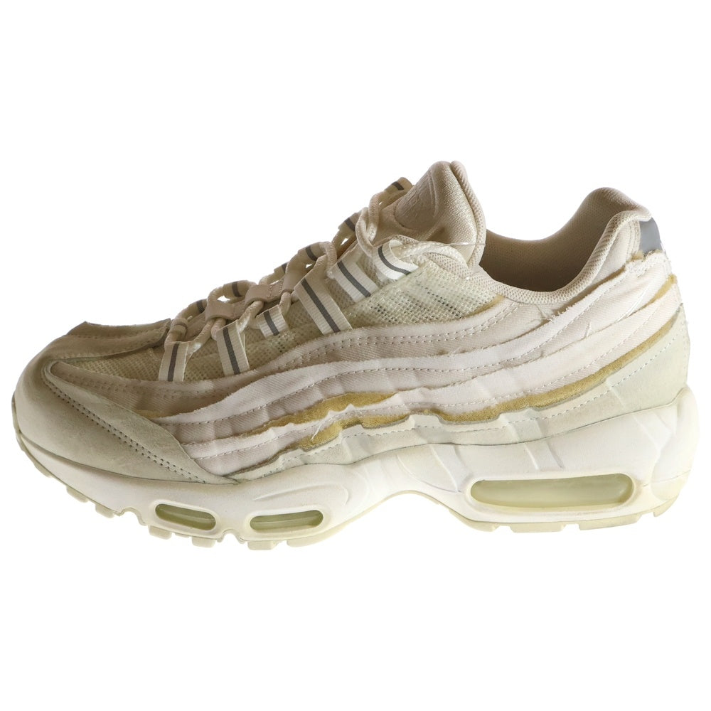 NIKE(ナイキ) ×COMME des GAR?ONS AIR MAX 95 WHITE CU8406-100 コムデギャルソン エアマックス95 ローカットスニーカー ホワイト US7.5/25.5cm