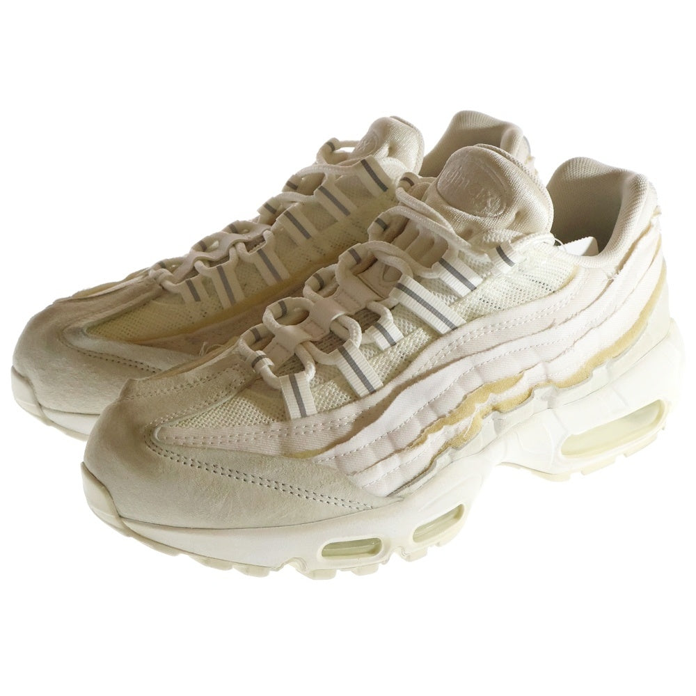 NIKE(ナイキ) ×COMME des GAR?ONS AIR MAX 95 WHITE CU8406-100 コムデギャルソン エアマックス95 ローカットスニーカー ホワイト US7.5/25.5cm