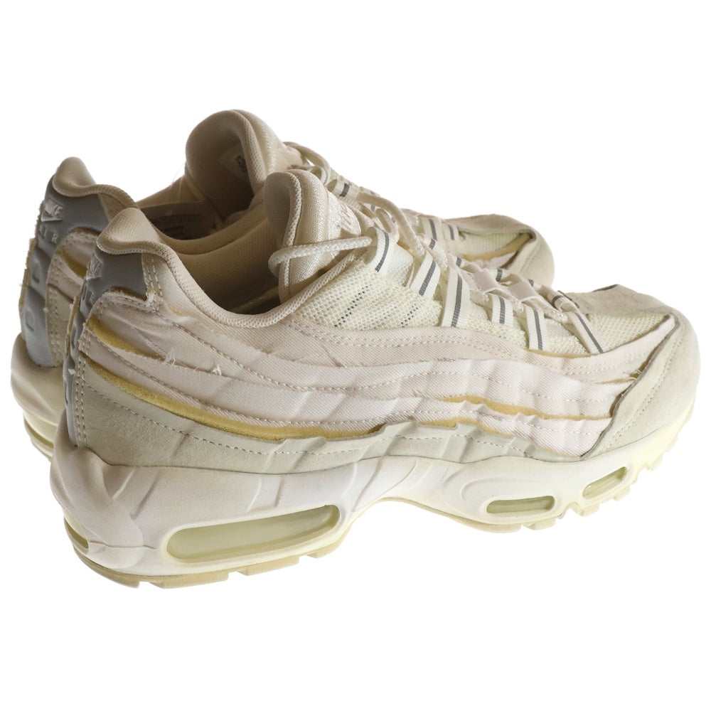 NIKE(ナイキ) ×COMME des GAR?ONS AIR MAX 95 WHITE CU8406-100 コムデギャルソン エアマックス95 ローカットスニーカー ホワイト US7.5/25.5cm