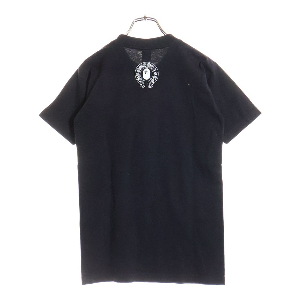 CHROME HEARTS(クロムハーツ) OLD × A BATHING APE Baby Milo Horseshoe Tee オールド アベイシングエイプ ベビーマイロ ホースシュー 半袖Tシャツ カットソー ブラック