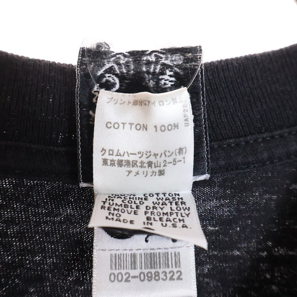 CHROME HEARTS(クロムハーツ) OLD × A BATHING APE Baby Milo Horseshoe Tee オールド アベイシングエイプ ベビーマイロ ホースシュー 半袖Tシャツ カットソー ブラック
