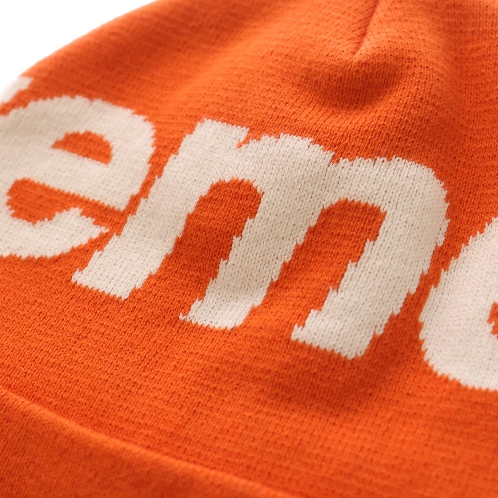 SUPREME(シュプリーム) 24AW Big Logo Beanie ビッグロゴビーニー ニットキャップ オレンジ