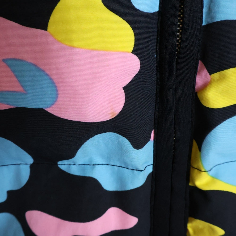 A BATHING APE(アベイシングエイプ) マルチカモ リバーシブル フディーダウンジャケット アウター マルチカラー