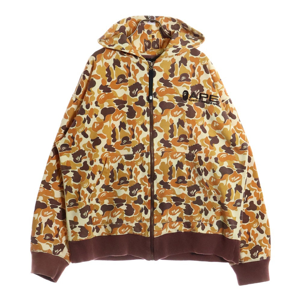BAPE 迷彩柄 パーカー BAPE スター パーカー 1st camo yellow Mサイズ a bathing ape