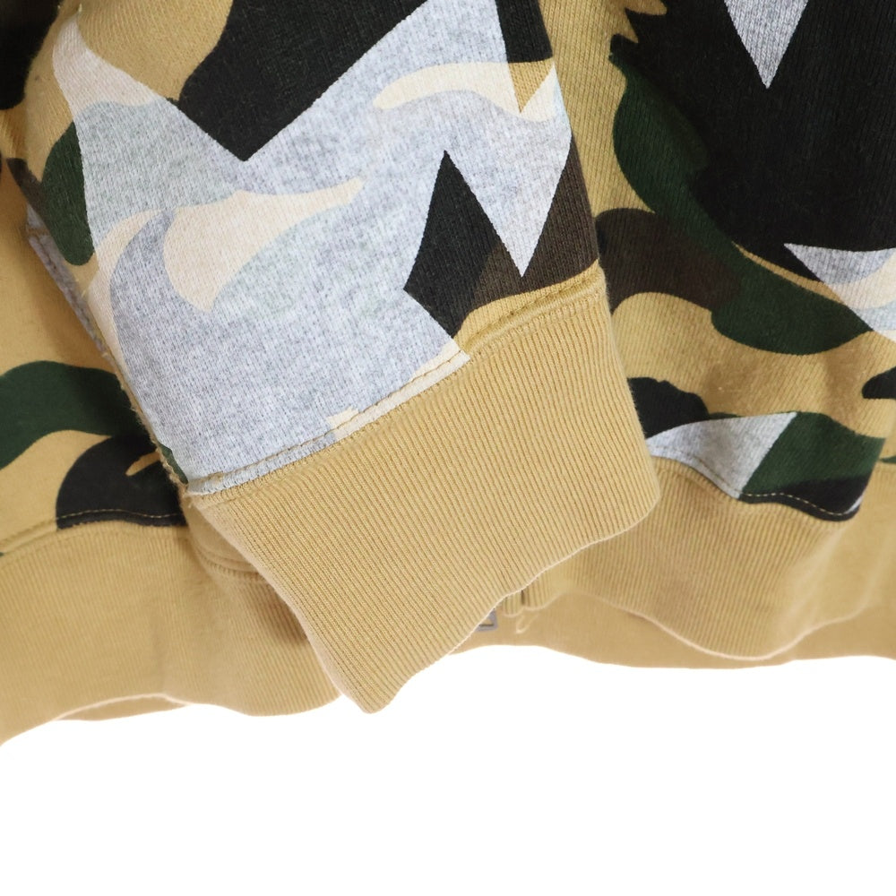 A BATHING APE(アベイシングエイプ) スタープリント サルカモ スウェットフルジップアップパーカー マルチカラー