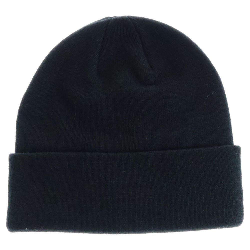 Sangacio(サンガッチョ) にゅ 刺繍ロゴニットキャップ ビーニー ブラック