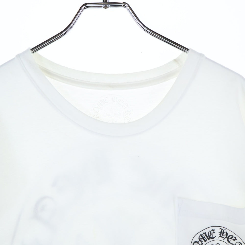 CHROME HEARTS(クロムハーツ) Horseshoe S/S Tee ホースシューロゴ半袖Tシャツ ホワイト
