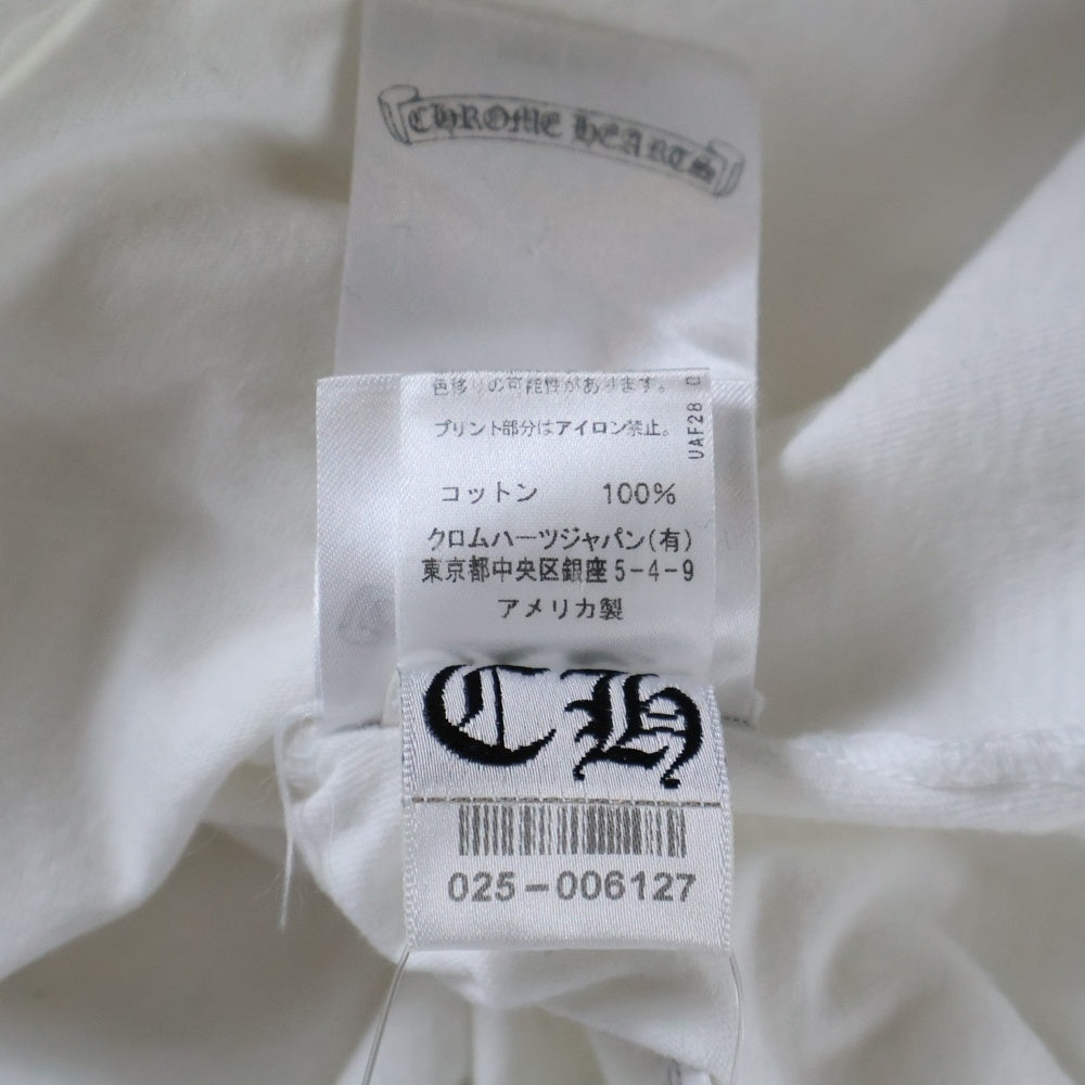 CHROME HEARTS(クロムハーツ) Horseshoe S/S Tee ホースシューロゴ半袖Tシャツ ホワイト