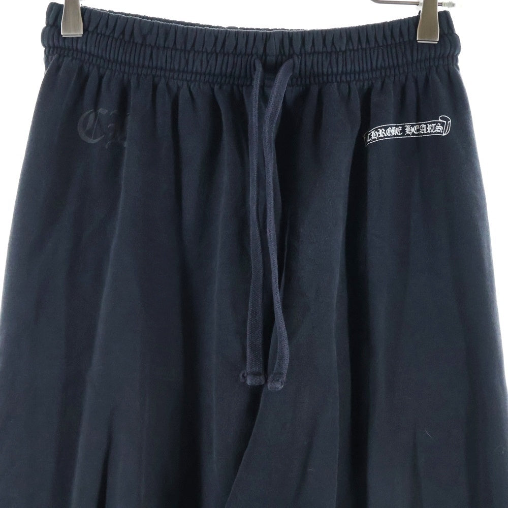 CHROME HEARTS(クロムハーツ) SWEAT PANTS サイドロゴプリントロングパンツ ブラック