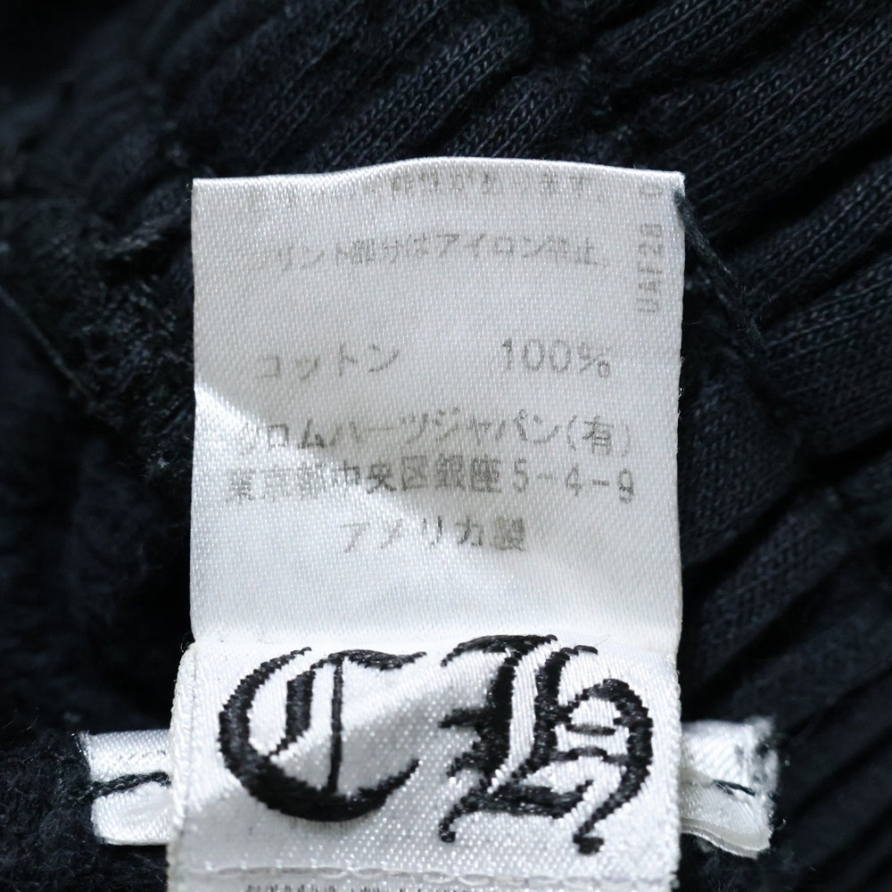 CHROME HEARTS(クロムハーツ) SWEAT PANTS サイドロゴプリントロングパンツ ブラック