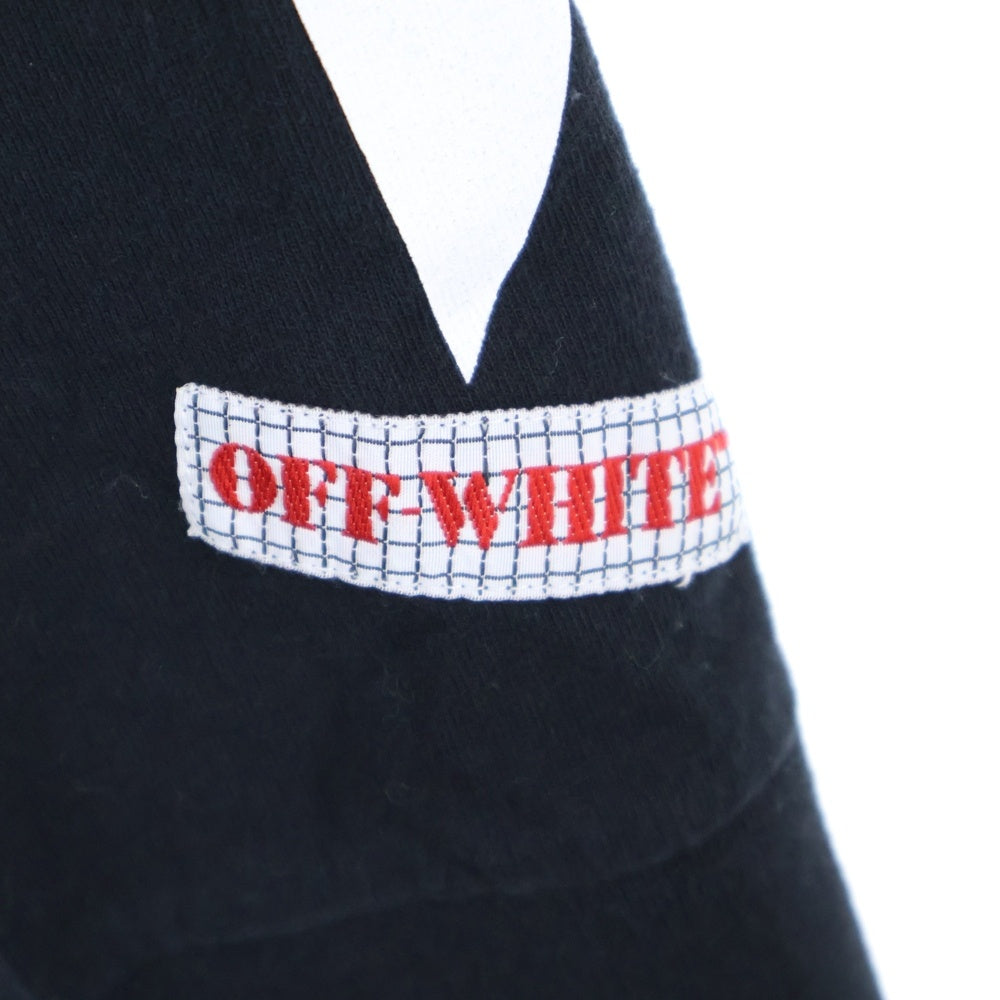 OFF-WHITE(オフホワイト) 17AW L/S T-Shirt 長袖Tシャツ ロンT ブラック OMAB001F17185028