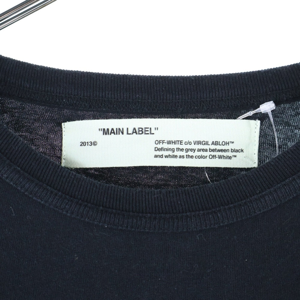 OFF-WHITE(オフホワイト) 17AW L/S T-Shirt 長袖Tシャツ ロンT ブラック OMAB001F17185028