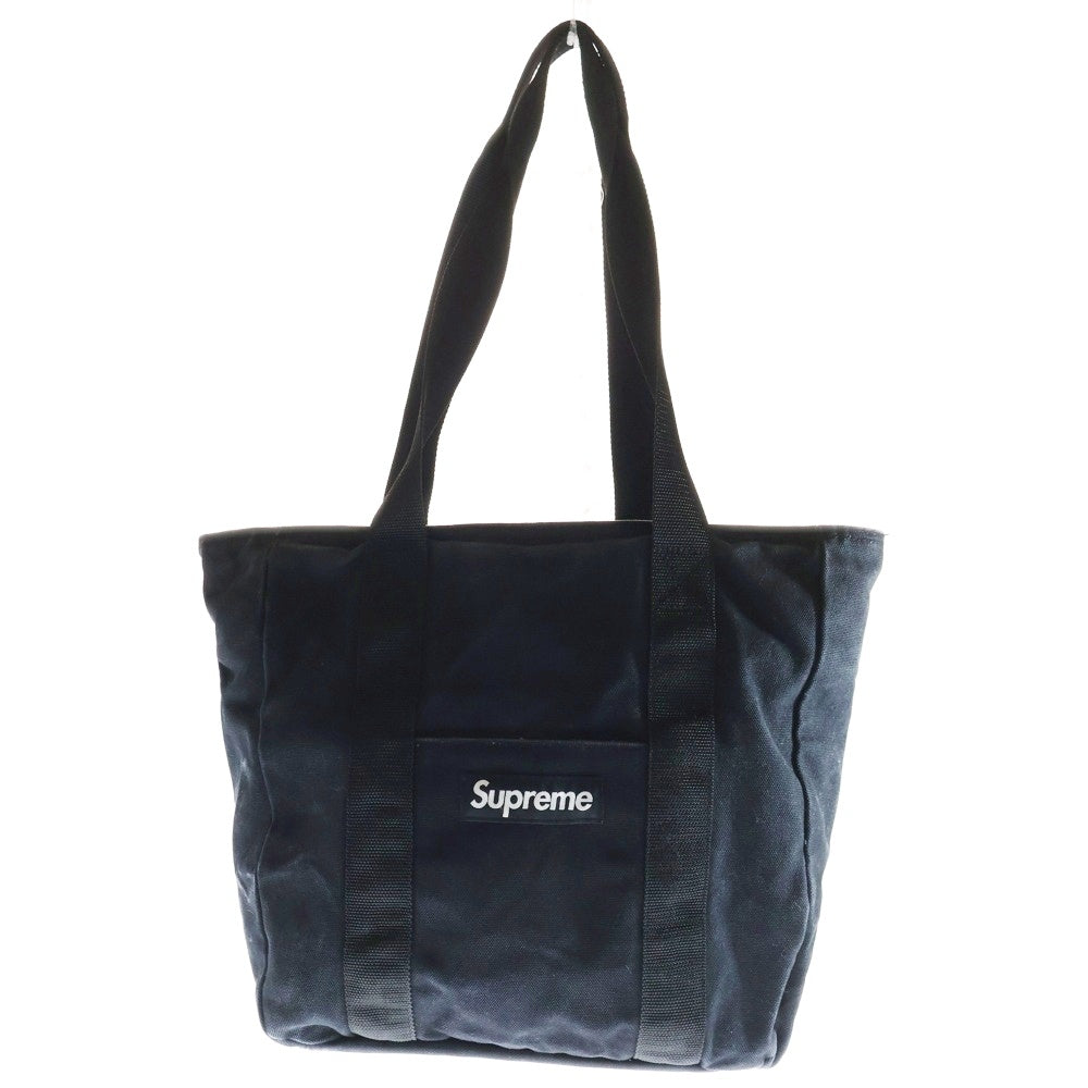 SUPREME(シュプリーム) 20AW LOGO CANVAS TOTE ロゴ キャンバス トートバッグ ブラック