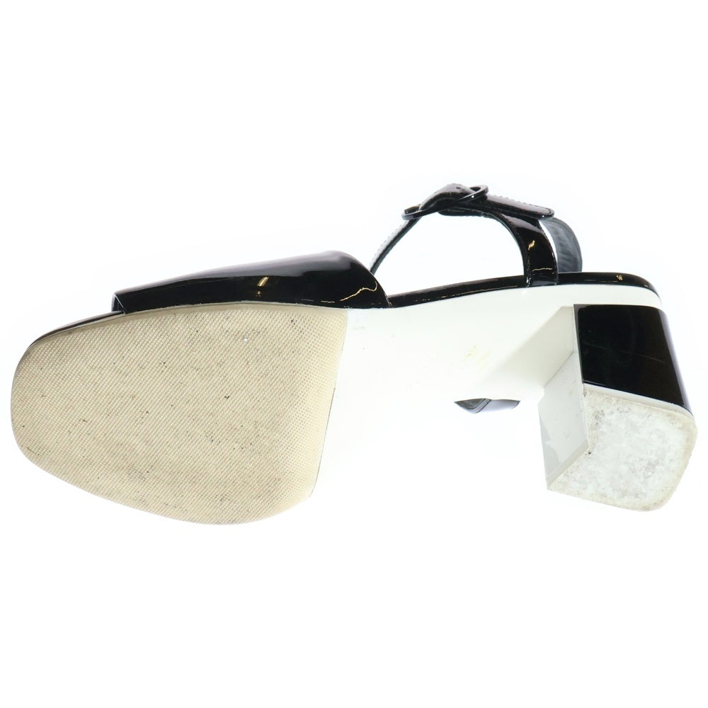 CHANEL(シャネル) Patent leather Sandals パテントレザーサンダル パンプス ブラック G38684