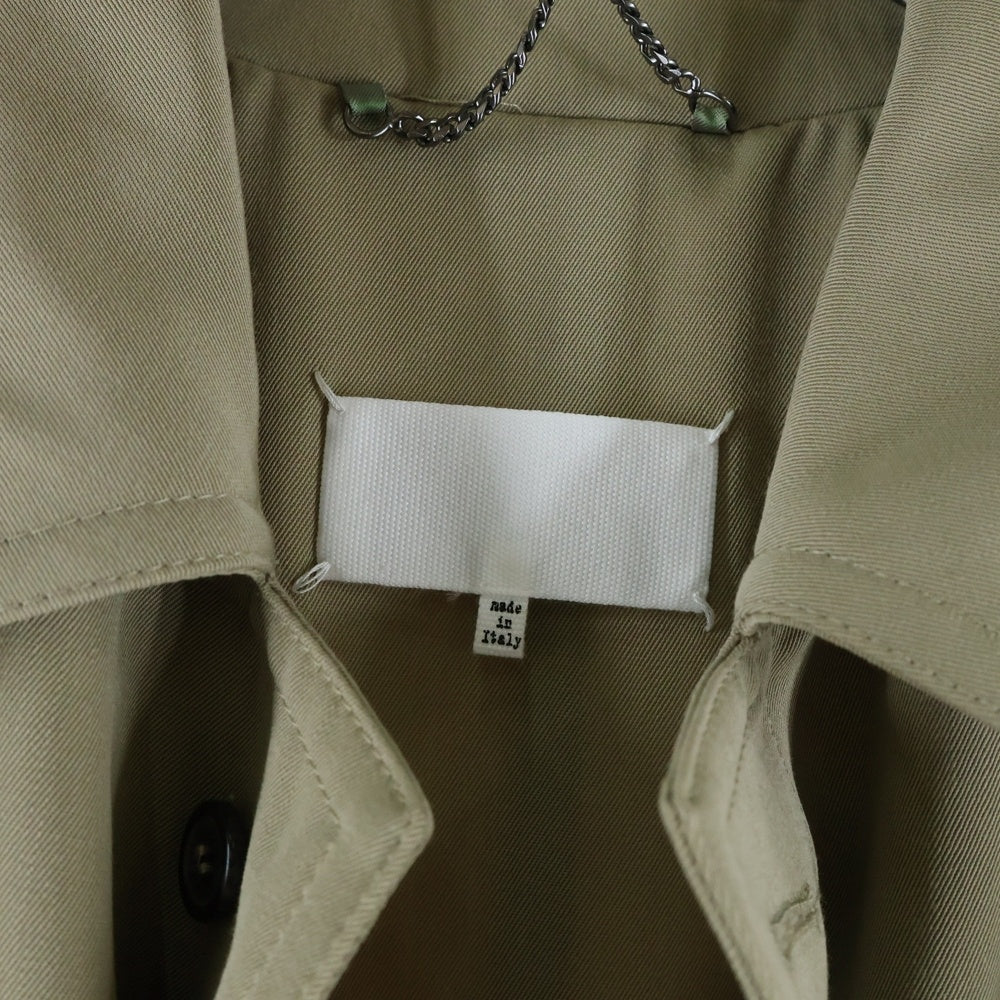 Maison Martin Margiela(メゾンマルタンマルジェラ) 24SS Wool Gabardine Trench Coat ウールトレンチコート ベージュ S67AH0043 M35062