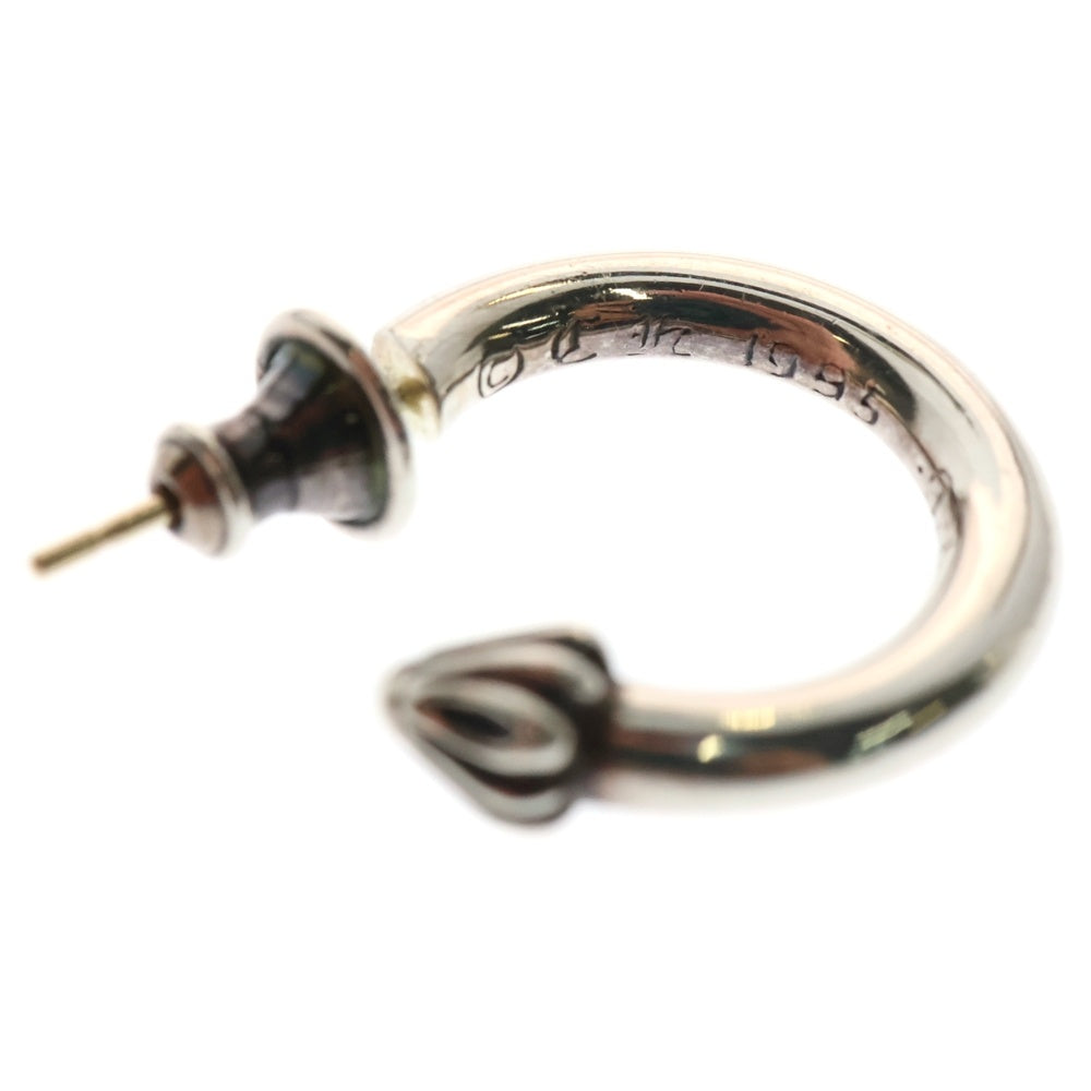 CHROME HEARTS(クロムハーツ) HOOP PLAIN プレーン フープピアス シルバー BCA101