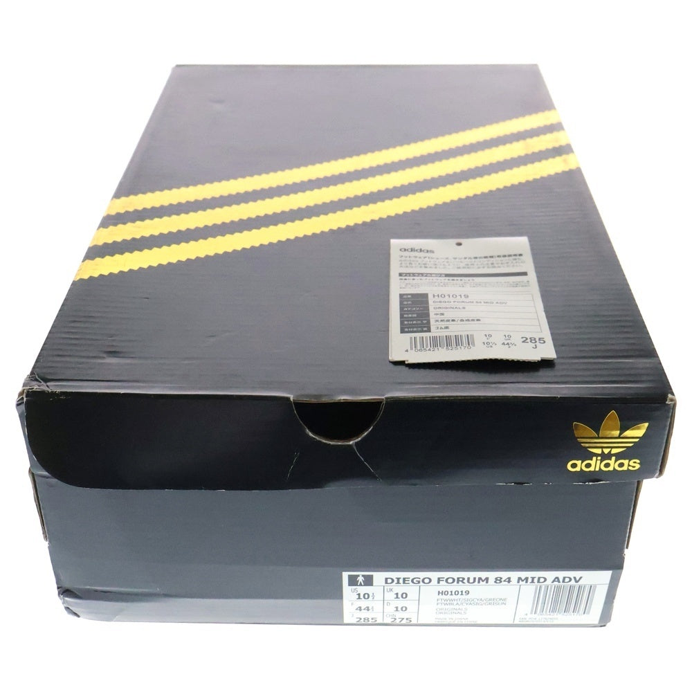adidas(アディダス) ×DIEGO NAJERA FORUM 84 MID H01019 ×ディエゴナヘラ フォーラム ミッドカットスニーカー ホワイトUS10.5/28.5cm