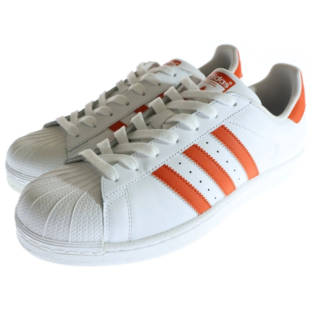 adidas(アディダス) SUPERSTAR スーパースター ローカットスニーカー ホワイト/オレンジ US11/29cm
