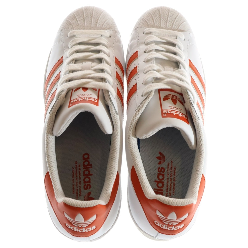 adidas(アディダス) SUPERSTAR スーパースター ローカットスニーカー ホワイト/オレンジ US11/29cm
