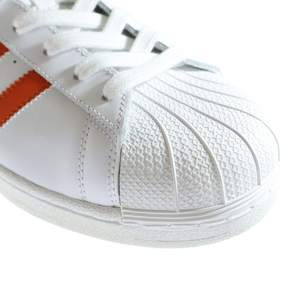 adidas(アディダス) SUPERSTAR スーパースター ローカットスニーカー ホワイト/オレンジ US11/29cm