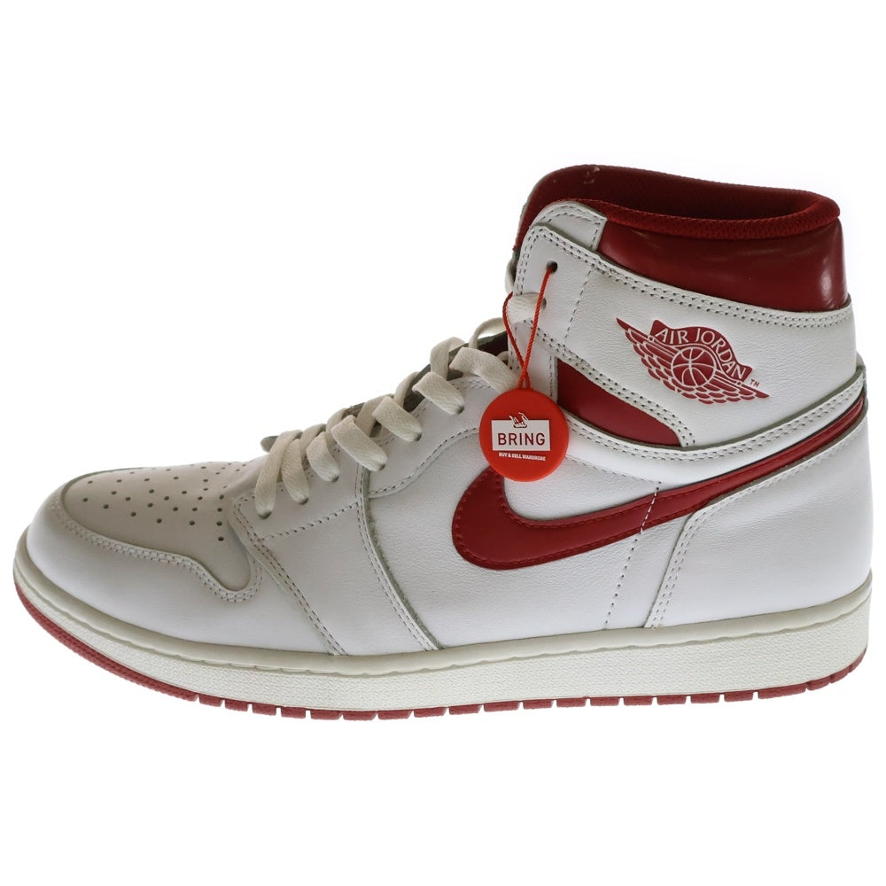 オレ芯白10、赤10、白10、グレー10 NIKE(ナイキ) AIR JORDAN 1 HIGH OG METALLIC RED 555088-103