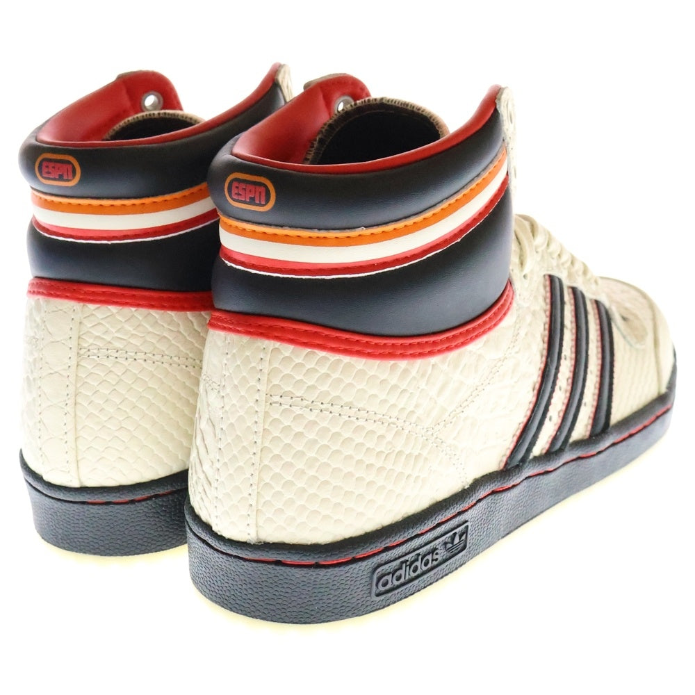 adidas(アディダス) ×ESPN TOP TEN HI SPORTS CENTER GZ1072 トップテン スポーツセンター ハイカットスニーカー ホワイト/ブラック US10.5/28.5cm