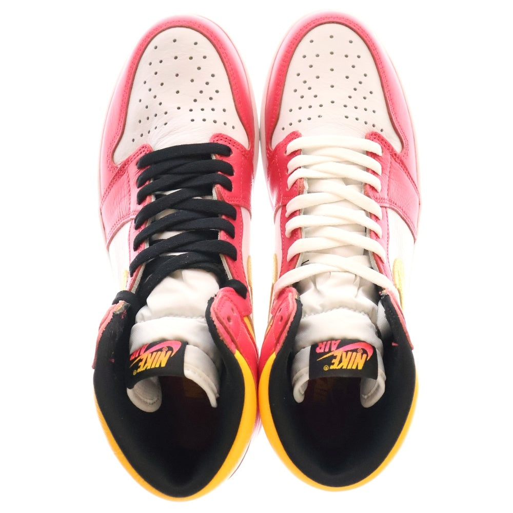NIKE(ナイキ) AIR JORDAN 1 RETRO HIGH OG LIGHT FUSION RED 555088-603 エアジョーダン1 ライトフュージョン ハイカットスニーカー ピンク/ホワイト US10/28cm