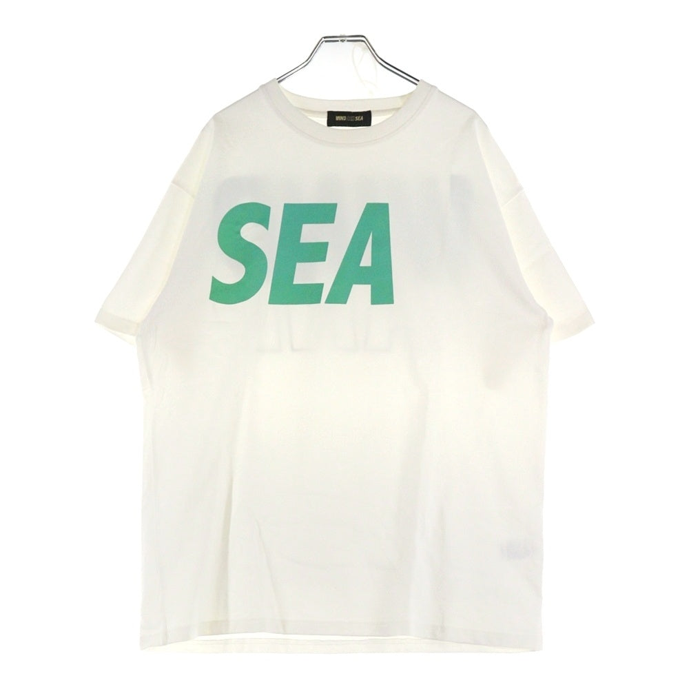 WIND AND SEA(ウィンダンシー) 22SS プリントロゴ半袖Tシャツ カットソー ホワイト WDS-SEA-22S-02