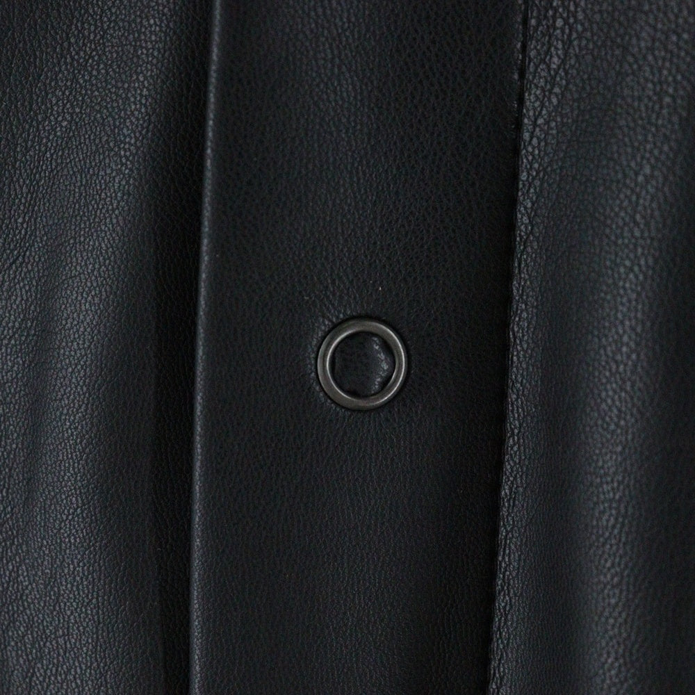 BEAUTY&YOUTH UNITED ARROWS(ビューティーアンドユースユナイテッドアローズ) フェイクレザー 長袖シャツ ブラック 1211-186-7780