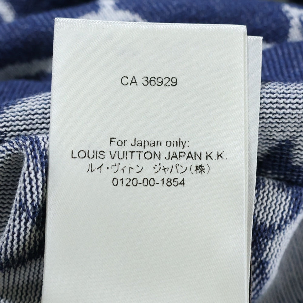 LOUIS VUITTON(ルイヴィトン) モノグラム フィッシュネット クルーネック半袖ニットセーター RM242MM