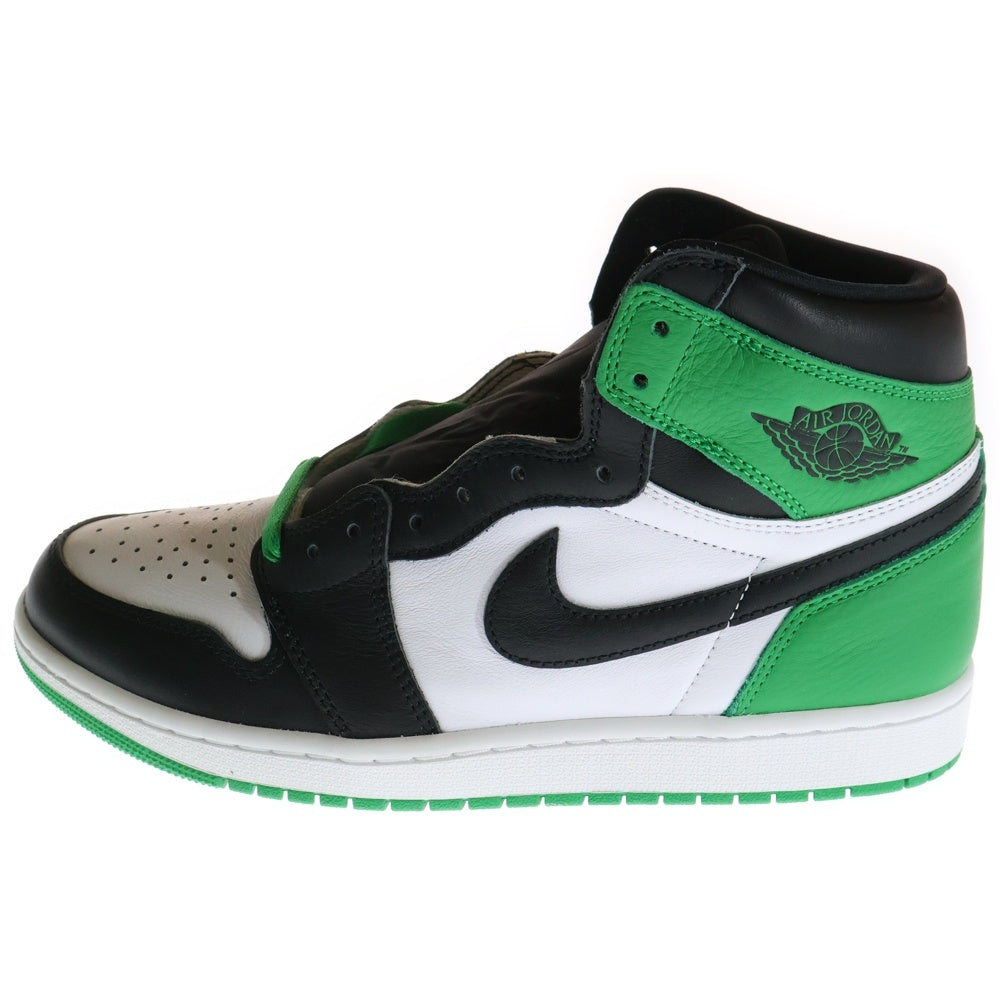 NIKE(ナイキ) AIR JORDAN 1 RETRO HIGH OG LUCKY GREEN DZ5485-031 エアジョーダン1 レトロ ラッキーグリーン ハイカットスニーカー グリーン/ブラック US10/28cm