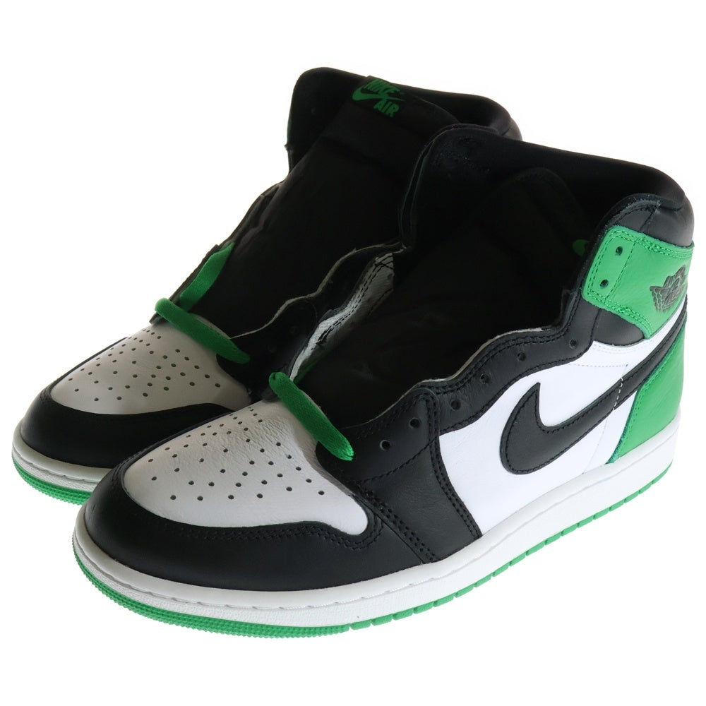 NIKE(ナイキ) AIR JORDAN 1 RETRO HIGH OG LUCKY GREEN DZ5485-031 エアジョーダン1 レトロ ラッキーグリーン ハイカットスニーカー グリーン/ブラック US10/28cm