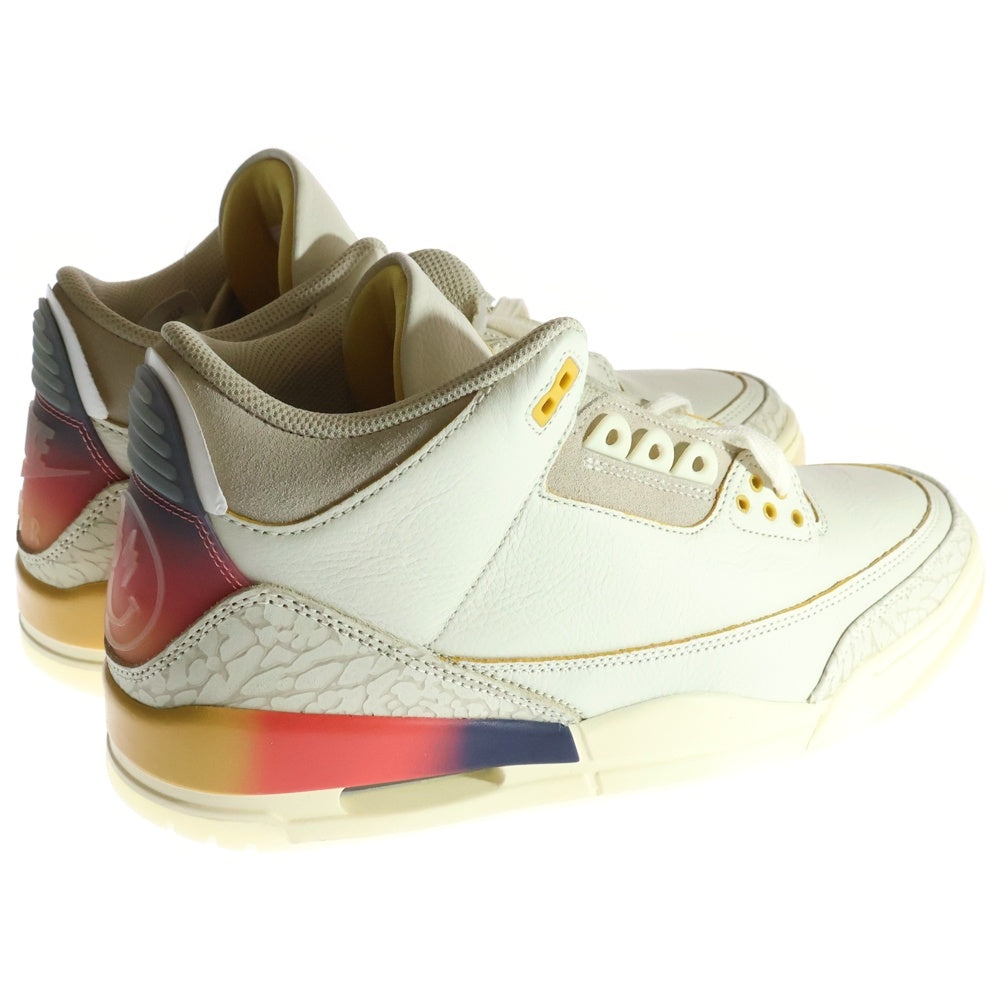 NIKE(ナイキ) ×J BALVIN AIR JORDAN 3 RETRO SP SUNSET FN0344-901 J バルヴィン エア ジョーダン レトロ サンセット ハイカットスニーカー ベージュ US10/28cm