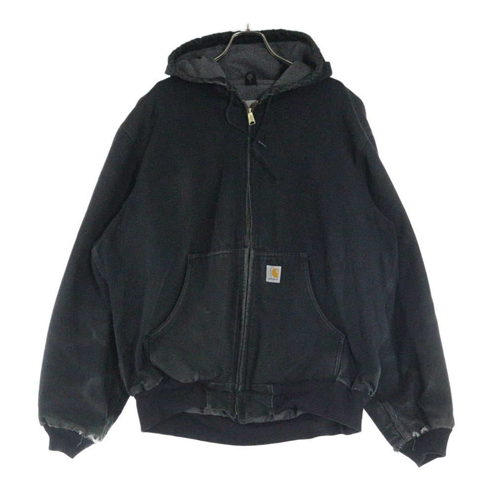 CARHARTT(カーハート) 00's アクティブジャケット 裏地ボア フーディージャケット ブラック