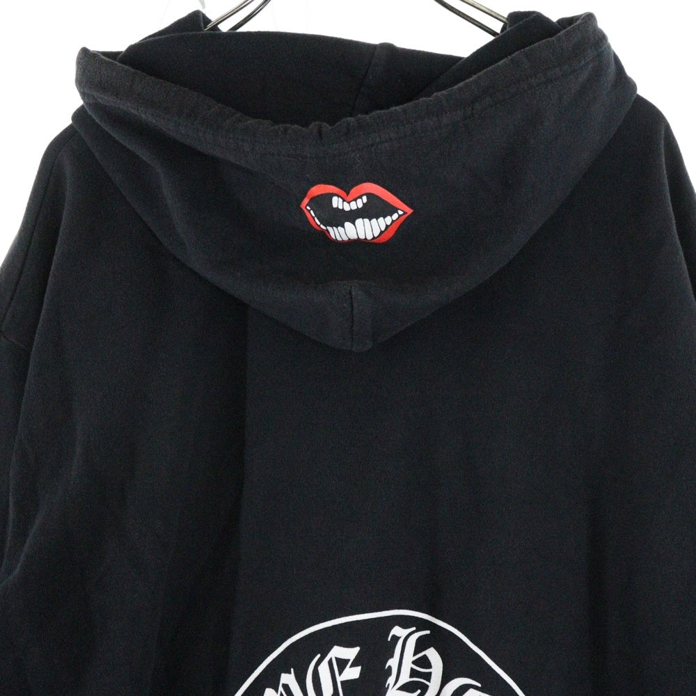 CHROME HEARTS(クロムハーツ) × MATTY BOY Chomper Horseshoe Hoodie マッティボーイ チョンパーホースシュー スウェット プルオーバーパーカー ブラック