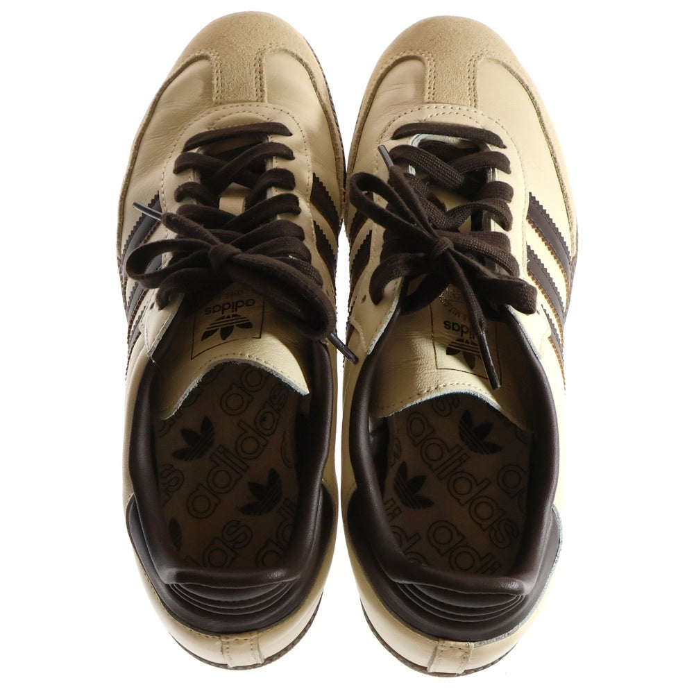 adidas(アディダス) Samba OG Cream White/Dark Brown/Gum サンバ OG ローカットスニーカー ベージュ/ブラウン JR2660 US9.5/27.5cm