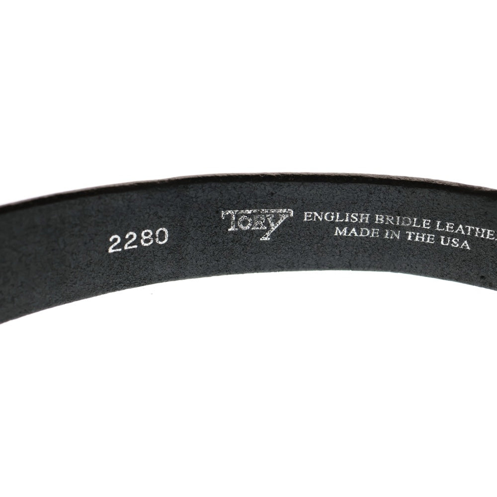 TORY LEATHER(トニーレザー) HOOF PICK BELT フーフピックベルト レザーベルト ブラック 2280