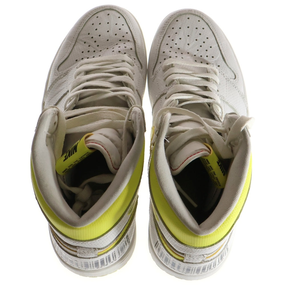 NIKE(ナイキ) AIR JORDAN 1 RETRO HIGH OG FIRST CLASS FLIGHT エアジョーダン 1 レトロ ファーストクラス ハイカットスニーカー ホワイト/イエロー US10/28cm 555088-170