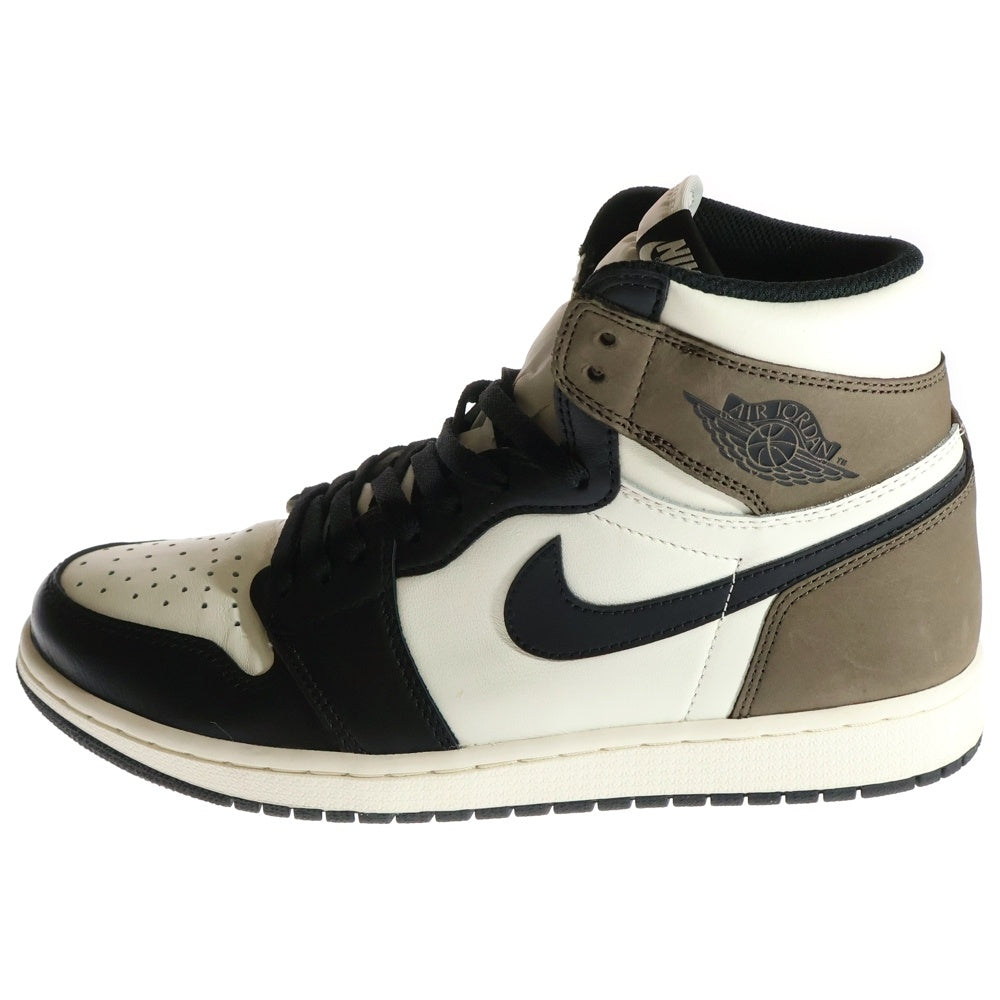NIKE(ナイキ) AIR JORDAN 1 RETRO HIGH OG DARK MOCHA エアジョーダン1 ダークモカ ハイカットスニーカー ブラック/ブラウン US10/28cm 555088-105