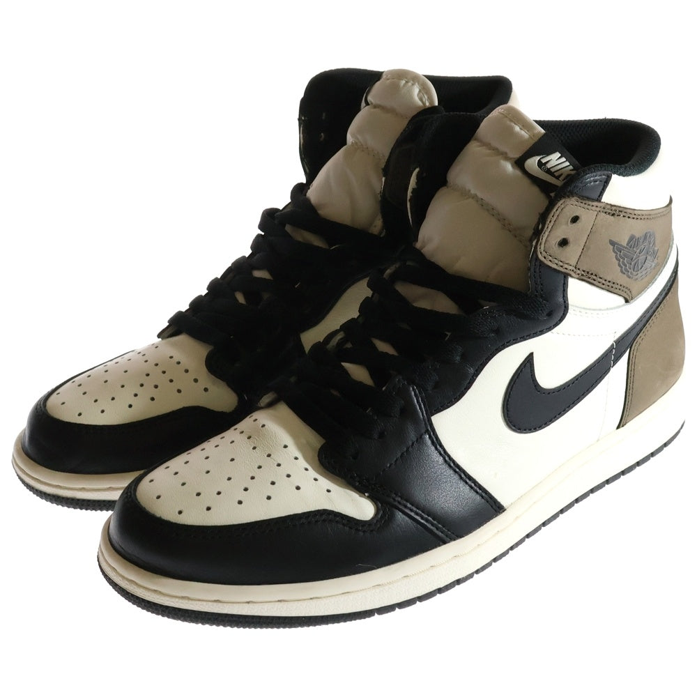 NIKE(ナイキ) AIR JORDAN 1 RETRO HIGH OG DARK MOCHA エアジョーダン1 ダークモカ ハイカットスニーカー ブラック/ブラウン US10/28cm 555088-105