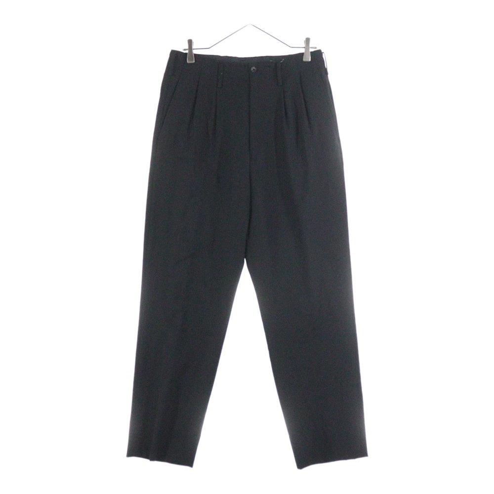Yohji Yamamoto POUR HOMME(ヨウジヤマモト プールオム) 99SS サイドバックル付き テーパードスラックス ブラック HC-P46-114