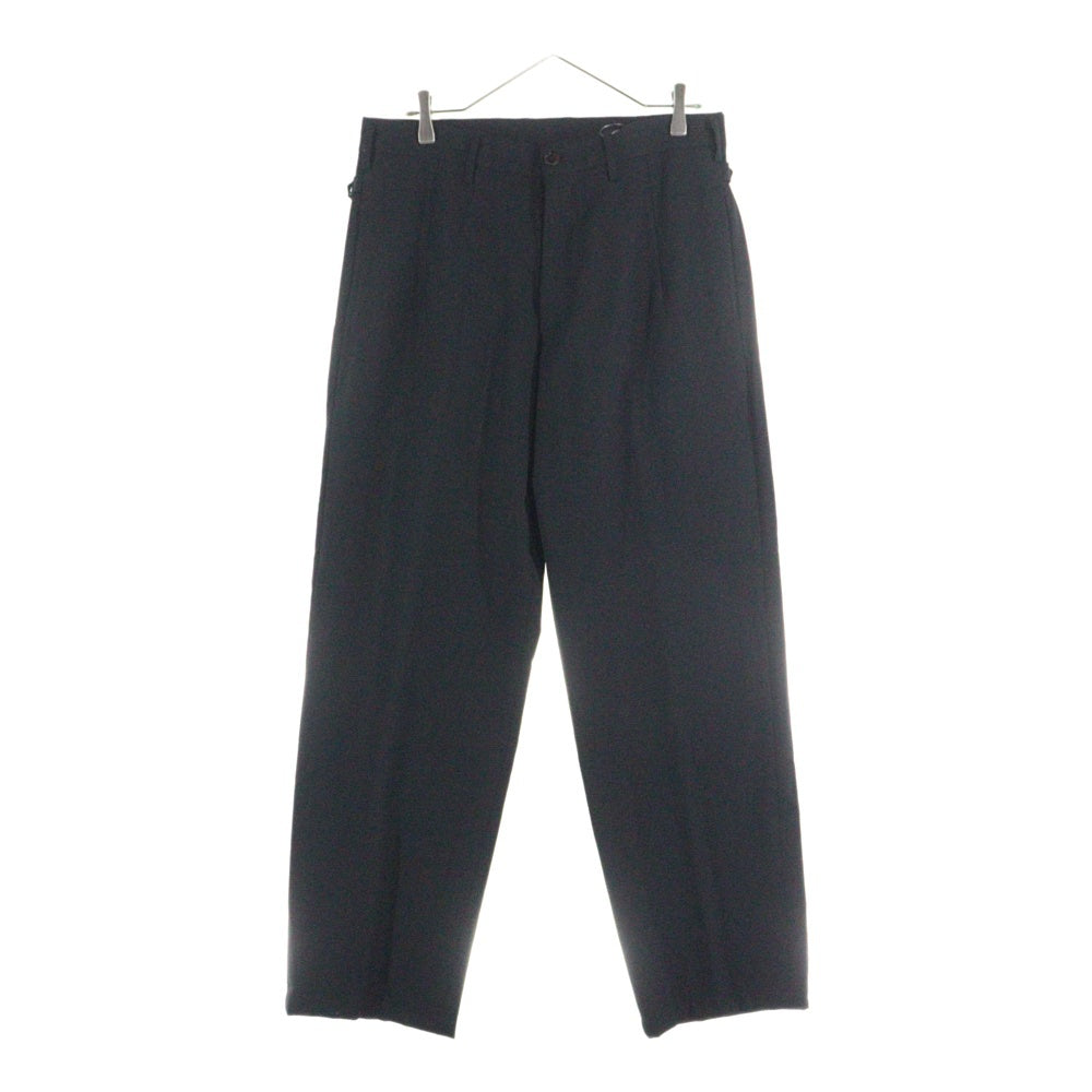 Yohji Yamamoto POUR HOMME(ヨウジヤマモト プールオム) 00SS ウールスラックスパンツ トラウザー ブラック HN-P01-191