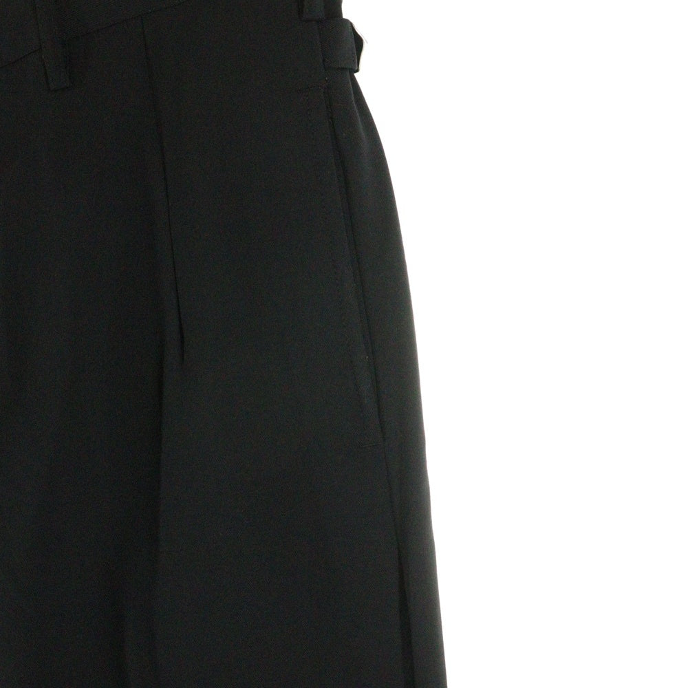 Yohji Yamamoto POUR HOMME(ヨウジヤマモト プールオム) 00SS ウールスラックスパンツ トラウザー ブラック HN-P01-191