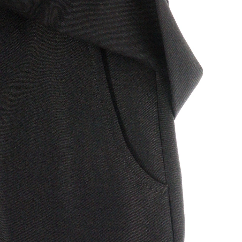 Yohji Yamamoto POUR HOMME(ヨウジヤマモト プールオム) 01SS バック付きスラックスパンツ ブラウン HX-P46-119