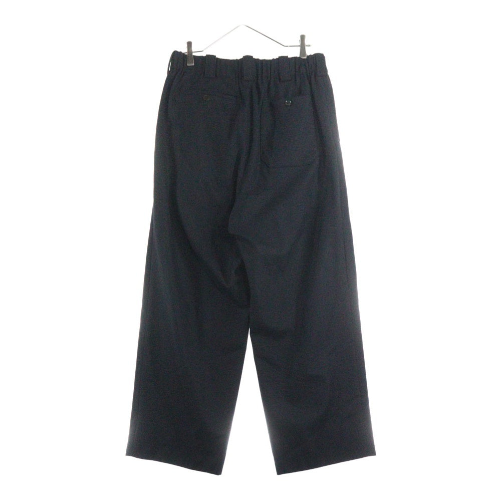 Yohji Yamamoto POUR HOMME(ヨウジヤマモト プールオム) 00SS ウールギャバジン イージースラックス ブラック HN-P05-151