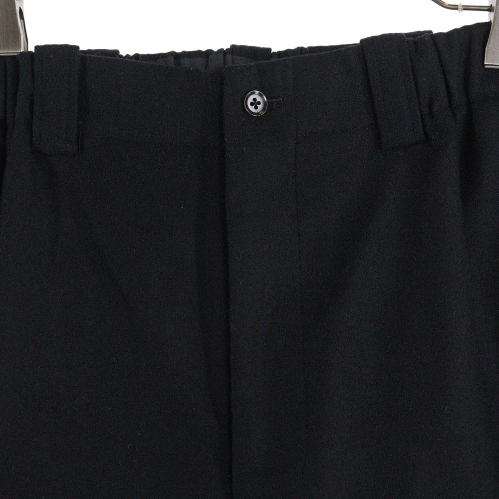 Yohji Yamamoto POUR HOMME(ヨウジヤマモト プールオム) 00SS ウールギャバジン イージースラックス ブラック HN-P05-151