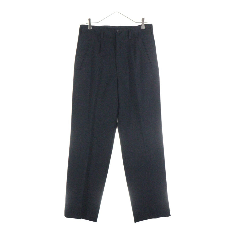 Yohji Yamamoto POUR HOMME(ヨウジヤマモト プールオム) 99SS ウールストレートパンツ スラックス ブラック HC-P06-114