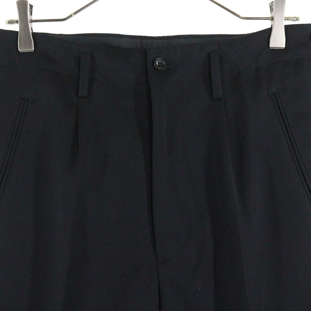 Yohji Yamamoto POUR HOMME(ヨウジヤマモト プールオム) 99SS ウールストレートパンツ スラックス ブラック HC-P06-114