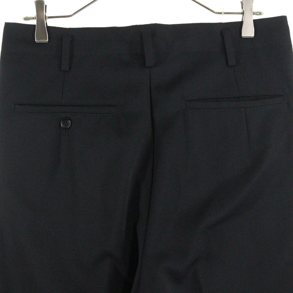 Yohji Yamamoto POUR HOMME(ヨウジヤマモト プールオム) 99SS ウールストレートパンツ スラックス ブラック HC-P06-114