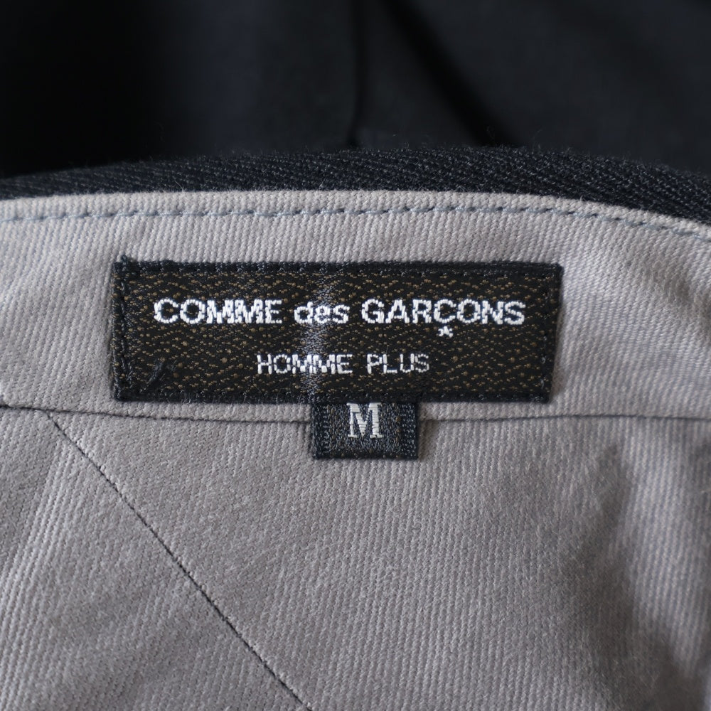 COMME des GARCONS HOMME PLUS(コムデギャルソンオムプリュス) スタプレパンツ スラックス ブラック PP-04050M